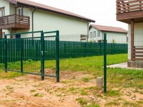 3D заборы 20 метров фото цена под ключ