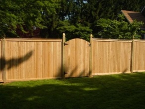 Деревянный забор сплошной 12 метров фото в Выксе