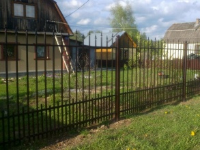 Сварные заборы с утрамбовкой щебнем 12 метров фото в Выксе