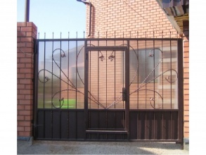 Кованые заборы с поликарбонатом 80 метров фото в Выксе